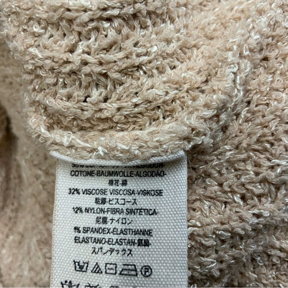 Free People Edessa Pullover Sweater. Tan Color. Women’s Size Large. - Picture 5 of 6